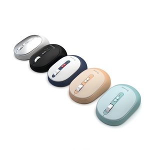 Mới Tư Nhân Di Động 5D 2.4G + Bt Loại C Sạc 1600 Dpi 500MAh Có Thể Sạc Lại Pin Mini Không Dây Chuột Quang Học Cho Máy Tính - Product Image 6