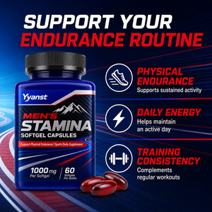 ซอฟท์เจลเสริมสร้างความทนทานสำหรับผู้ชาย 60 แคปซูล น้ำมัน MCT สารสกัดจากหัวบีทรูท โสม วิตามินอี เสริมสร้างความทนทานทางร่างกาย พลังงานประจำวัน สำหรับนักกีฬา OEM - Product Image 3