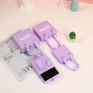 תיבת תכשיטים מקסימה בהתאמה אישית עם תיבת אריזת מתנה עם ידית אריזת תכשיטים לוגו משלך - Product Image 5