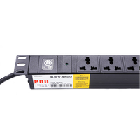 Unité de distribution d'alimentation (PDU) universelle à 6/8 ports, indice de protection IP66, basse tension, application pour rack de serveur 19 pouces, interrupteur disjoncteur