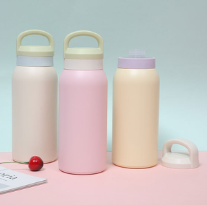 2026 Luxury Stainless Steel Water Bottle with Handle Wholesale Custom Logo Insulated Vacuum Flask Sports Gym Bottle Metal Flask - Product Image 6