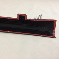 Gzdl4wd 4x4 couvercle noir mat garniture de hayon seuil de porte becquet arrière pour Hilux Revo 2015 +
