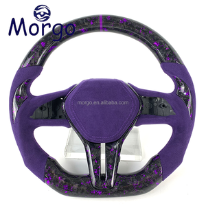 Amélioration intérieure de bouton de klaxon de volant en cuir de conception de course en Fiber de carbone personnalisée pour <span class=keywords><strong>Infiniti</strong></span> Q50 Q50L Q50S Q60 - Product Image 3