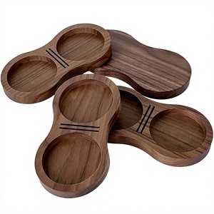Cute Wooden Animal Shape Coasters <b>Cat</b> And Deer Design Reusable <b>Mats</b> & Pads - Product Image 2