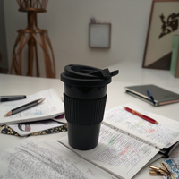 Couvercle de tasse à café isotherme en plastique écologique Sunup Wholesale de haute qualité, vierge pour sublimation, design créatif, à ouverture coulissante