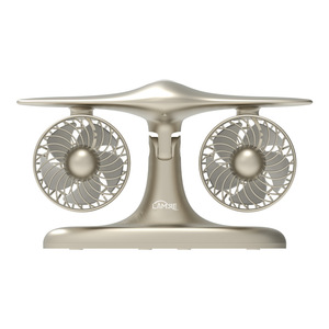 Ventilador de escritorio creativo con forma de avión, con batería de gran capacidad de 8000 mAh, silencioso y de larga duración. - Product Image 5