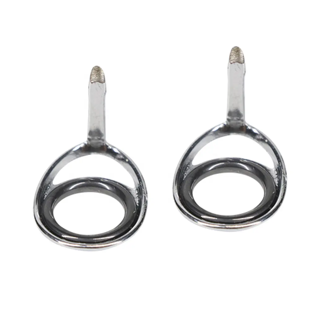 Weihai Domestic Ss304 Frame Titaniumoxide Keramische Ring Buiten Karper Hengel Geleiders #8 #10 Snelle Scheepshengel Bouwcomponent