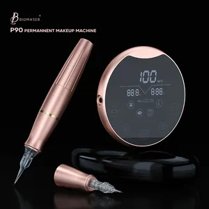 Biomaser Wholesale Dermografo P90 Semi Permanent Makeup Machine And Tattoo Machine Kit For Eyebrow Eyeliner Lip