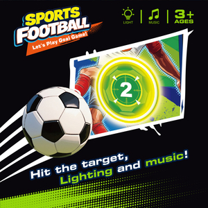 <span class=keywords><strong>Tapis</strong></span> de football mural avec musique et deux ballons, jeu d'entraînement <span class=keywords><strong>interactif</strong></span> pour le développement des compétences et le plaisir de jeu en intérieur - Product Image 3