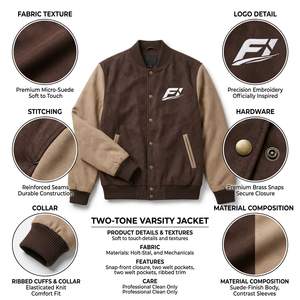 Custom Jackets Wholesale Men's varsity jacket Letterman Style <b>Streetwear</b> <b>Y2K</b> Snap Button Rib Knit OEM Private Label USA Supplier - Product Image 5