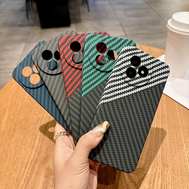 Ultra Thin PC Carbon Fiber Matte PC Case for Redmi K80 Ultra A5 4G NOTE 14 PRO+ 14C Anti Fingerprint Camera Protector Hard Cover