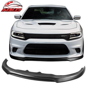 Lèvre de pare-chocs avant compatible avec Dodge Charger 15-23, style IKON V2, spoiler non peint, PP haute qualité, pièces auto, kit carrosserie - Product Image 1