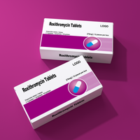 Boîte de médecine pharmaceutique imprimée personnalisée Boîtes d'emballage pour comprimés Étui pour capsules de supplément santé