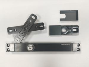 Скрытая гидравлическая пружинная шарнирная петля двойного действия мягкое закрытие для бескаркасных дверей | TDZM - Product Image 3