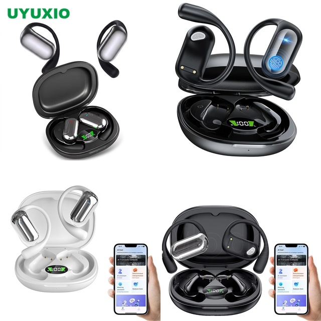 2026 AI Translation Earbuds BT 5.4 144 Languages OWS Earphone No Subscription Real-Time Translation 4 Modes Open-Ear