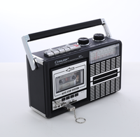 Doolvofull — lecteur et enregistreur Audio stéréo Portable, avec prise Aux, haut-parleurs intégrés, Radio AM/FM