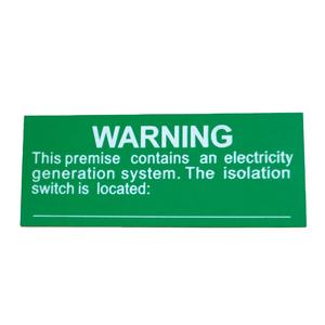 Etichetta di Avvertimento per Pericolo Elettrico, Segnale di Sicurezza per Rischio di Shock Elettrico - Product Image 5