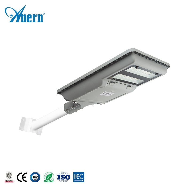 IP65 LED al aire libre iluminación de camino 60W 80W 100W Solar todo en uno integrada de la lámpara de calle