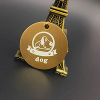 Personnalisé Vente Chaude Pas Cher Xvideos Rectangulaire Or Chien Médaille vierge Chien Tag En Acier Inoxydable Médaille Qr Code Chien Étiquettes Collier En Métal