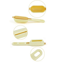 DIHAO Cool Plastic Fish Scale Remover Scaler Scraper Cleaner Kitchenware Tool Peeler