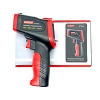 Thermomètre infrarouge WT323A avec écran LCD en plastique, thermocouple de type K, résolution 0,1, pointeur laser, rétroéclairage, batterie