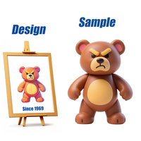Figurines de personnage de la marque Shengye, jouets en PVC, figurine d'action, modèle d'ours en peluche 3D, poupée de collection articulée en vinyle personnalisée