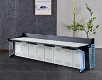 Station de centre de données modulaire avec rétroéclairage LED, console d'infrastructure informatique, fabricant OEM ODM