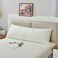 Oreiller de luxe moderne 100 % fibre de bambou pour dormeurs latéraux, soutien intégral du corps et du ventre, 200TC, écologique, oreiller oblong confortable pour lit