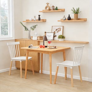<span class=keywords><strong>Chaise</strong></span> de salle à manger <span class=keywords><strong>scandinave</strong></span> contemporaine avec dossier à lattes et pieds en bois de hêtre massif pour applications intérieures modernes - Product Image 3