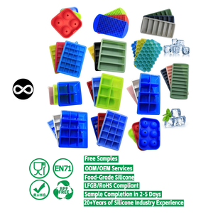 Molde de silicona gigante para hacer bolas de hielo transparentes para whisky, bandeja redonda para cubitos de hielo con contenedor y tapa de almacenamiento - Product Image 1