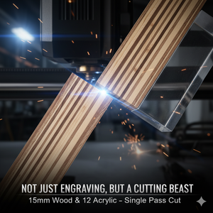 Découpeuse laser CO2 haute puissance 130W 150W, conçue pour la manipulation <span class=keywords><strong>de</strong></span> matériaux épais et un cycle <span class=keywords><strong>de</strong></span> fonctionnement prolongé - Product Image 3