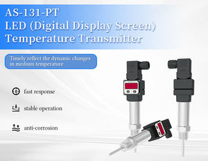 جهاز إرسال درجة الحرارة AOSHENG عالي الدقة PT100 RTD مع مخرج 4-20 مللي أمبير للتحكم في العمليات الصناعية، حاصل على شهادة CE - Product Image 3