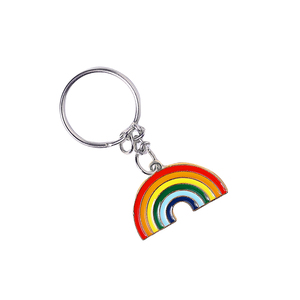 <b>Cheap</b> Wholesale Enamel Keychains Pendant Charms Metal Key <b>Chains</b> Custom logo Key Rings Gold Plating Luxury Promotional keychain - Product Image 4