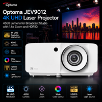 Projecteur laser 4K UHD Optoma JEV9012 à large gamme de couleurs, 4500 lumens, avec couleurs riches et studio artistique
