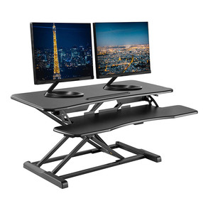 Bureau de travail pliable réglable en hauteur <span class=keywords><strong>Amazon</strong></span>, bureau d'<span class=keywords><strong>ordinateur</strong></span> debout, table pour clavier, ressort à gaz, bureau assis-debout - Product Image 1