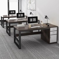 Bureau de direction convertible moderne – Mobilier haut de gamme, construction durable, écologique, surface de travail spacieuse, rangement – Idéal pour les bureaux à domicile et les entreprises