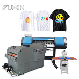 Camiseta de tinta de inyección de tinta, gran película de Mascota, 4 cabezales de impresión, impresora DTF con IC blanco de 24 pulgadas, 60cm, dx5 Teco, sublimación - Product Image 4