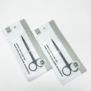 Không gỉ lớp biểu bì Nail sissor cắt tỉa móng tay lông mày kéo lông mi mở rộng bislash - Product Image 1