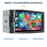 Radio Plug Play CarPlay Android Auto Layar Sentuh MP3 USB GPS untuk Hilux 4Runner Tacoma Tundra Sequoia Camry RAV4 1987-2004