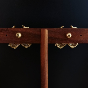 <span class=keywords><strong>Orecchini</strong></span> a Perno Lineari a Forma di Cuore in Zirconio Colorato Verde-Rosa, Stile Europeo e Americano, Alla Moda, Leggeri - Product Image 4