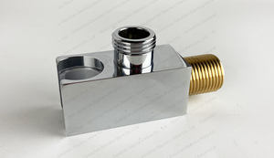 Support <span class=keywords><strong>de</strong></span> pommeau <span class=keywords><strong>de</strong></span> <span class=keywords><strong>douche</strong></span> à main réglable à montage mural en laiton <span class=keywords><strong>de</strong></span> conception moderne pour salle <span class=keywords><strong>de</strong></span> bain - Product Image 6