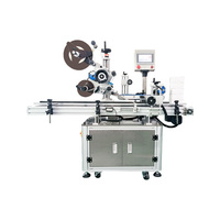 Prix usine étiquette transparente anti étiquette inviolable boîte en carton boîte d'emballage machine d'étiquetage d'angle entièrement automatique