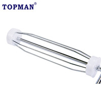 TOPMAN Qualité OEM Industrielle/DIY Garantie 9 pouces Rouleau à peinture à cage 5 fils avec cadre chromé, nouvelle poignée conique, style européen
