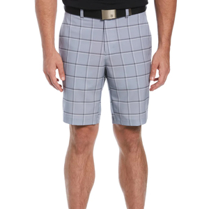 Short à carreaux imprimé par sublimation OEM personnalisé de haute qualité, tissage simple, imprimé à l'avant plat de 9 pouces pour hommes - Product Image 5