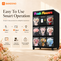 Máquina Expendedora de Flores Frescas BANDENG BD6510XH 10T con Diseño de Almacenamiento Separado para Exhibición y Venta de Flores