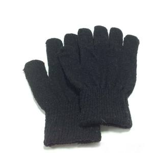 Gants tricotés mi-doigts chauds et doux en peluche pour hommes et femmes, mitaines sans doigts pour le cyclisme hivernal - Product Image 4
