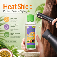 FLOWER SECRET Minyak Rambut Passion Fruit 70ml Terapi Perlindungan Panas Menutrisi & Memberikan Kilau OEM Private Label Agen Dicari