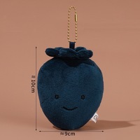 Gantungan Kunci Boneka Jellycat Lucu Kreatif 4 Inci, Figur Sayuran, Brokoli, Kubis, Kue Buah, Liontin Makanan