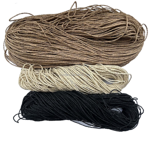 Ruban <span class=keywords><strong>en</strong></span> <span class=keywords><strong>raphia</strong></span> de papier torsadé biodégradable de 2 mm à 2,5 mm, fourni par l'usine, pour l'emballage de paniers, de sacs et de chapeaux - Product Image 5