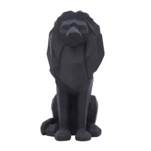 Statuetta di Leone Seduto in Resina, Scultura Decorativa Moderna per Casa, Ufficio e Esposizione - Product Image 6